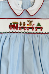 Train Smocked Bubble