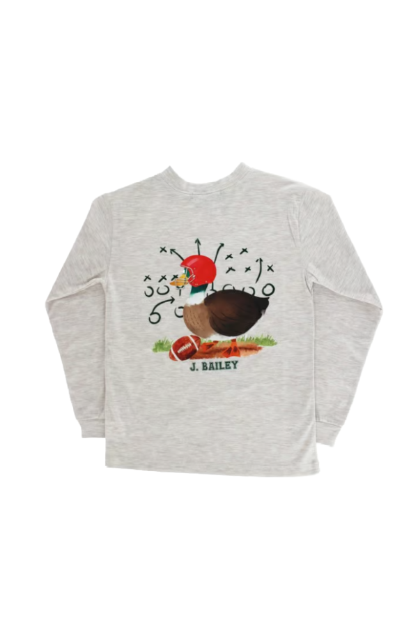 Logo Tee Football Duck Oatmeal