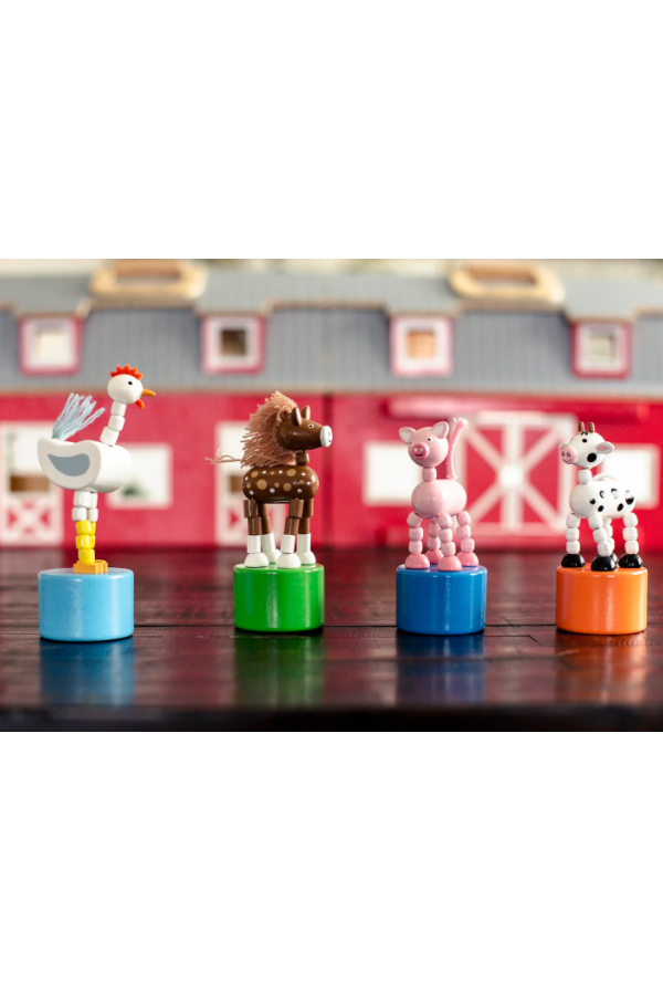 Farm Push Puppet