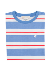 Carter Crewneck Barbados Blue Richmond Red Worth Avenue White Stripe