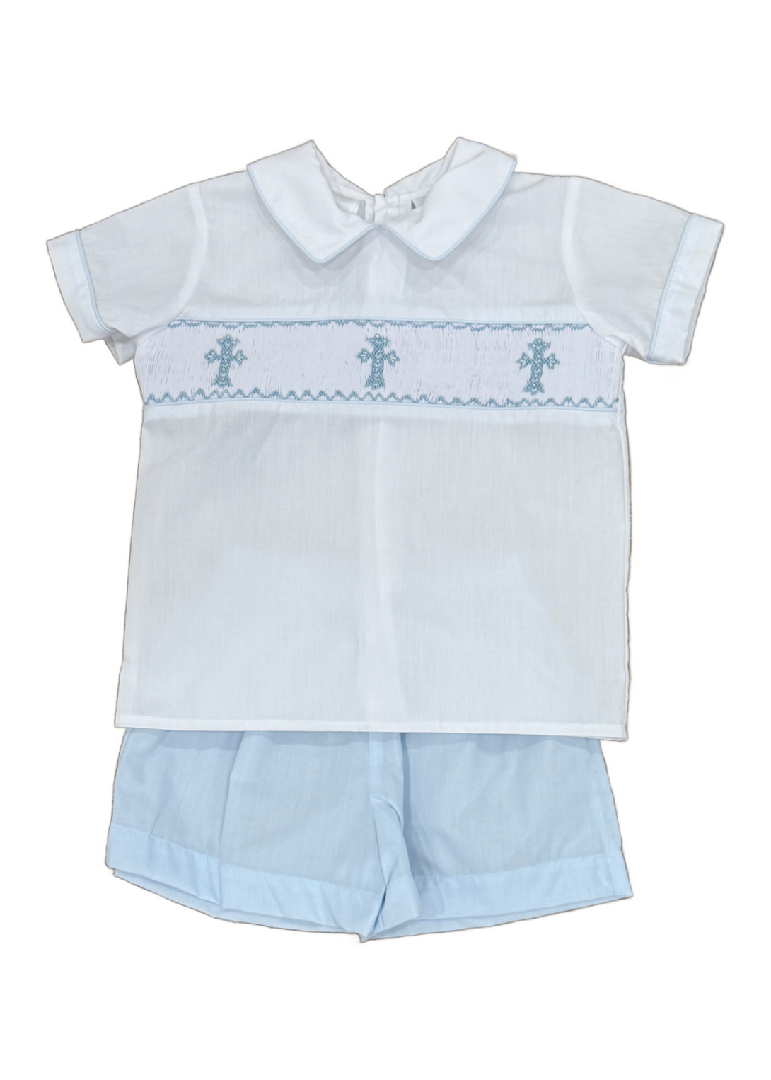 Drew Cross Smocked Short Set