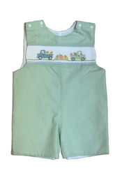 Pete Pumpkin Smocked Shortall