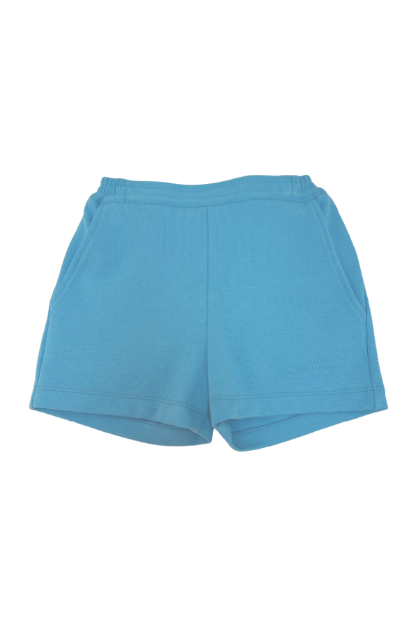 Basic Shorts - Turquoise Pique