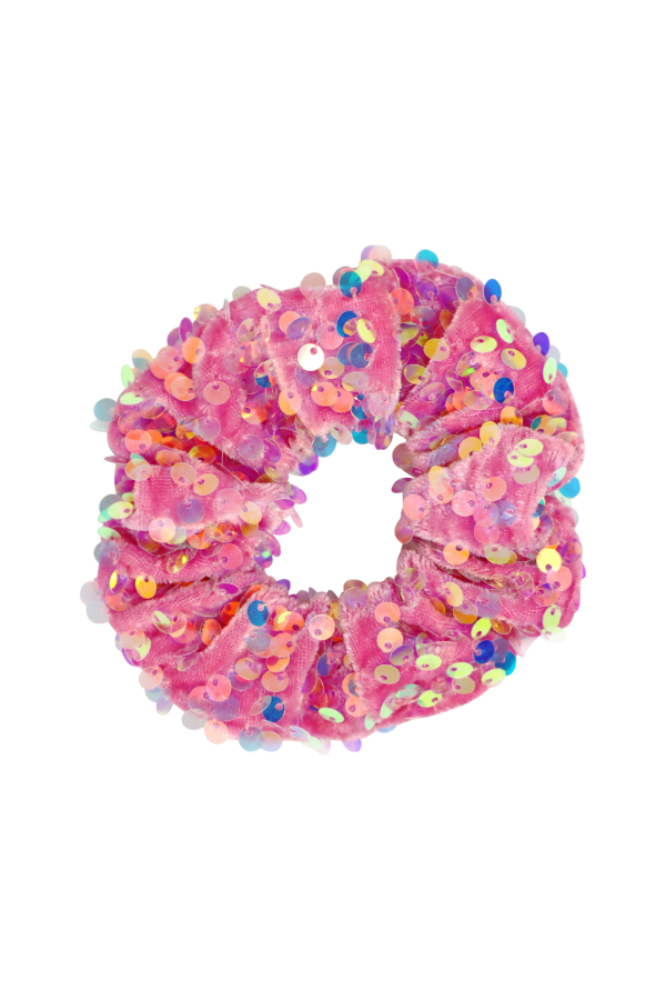 Sequin Velvet Hair Scrunchie