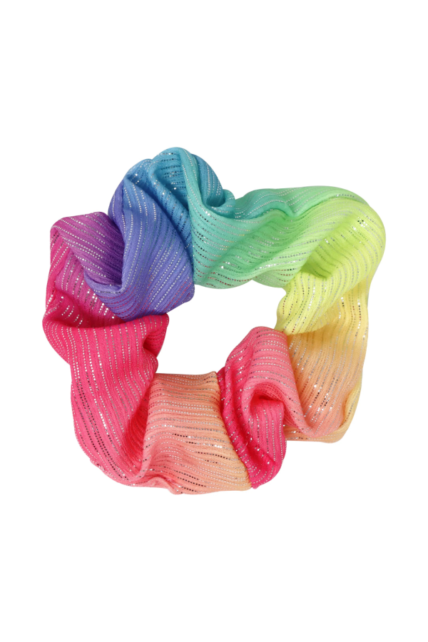 Rainbow Hair Scrunchie