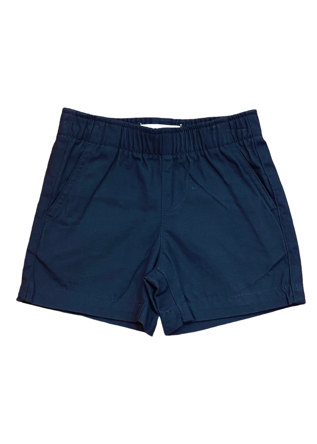 Drew Navy Elastic Waist Shorts