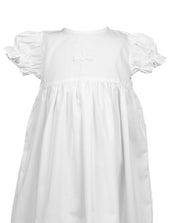 Cross Baptism Gown and Bonnet - Ivory Girl