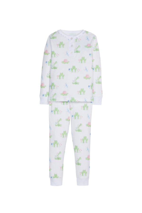 Pink Leap Frogs Girl Printed Jammies