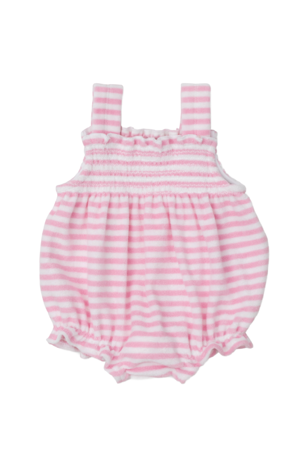 Cabana Stripe Pink Terry Bubble
