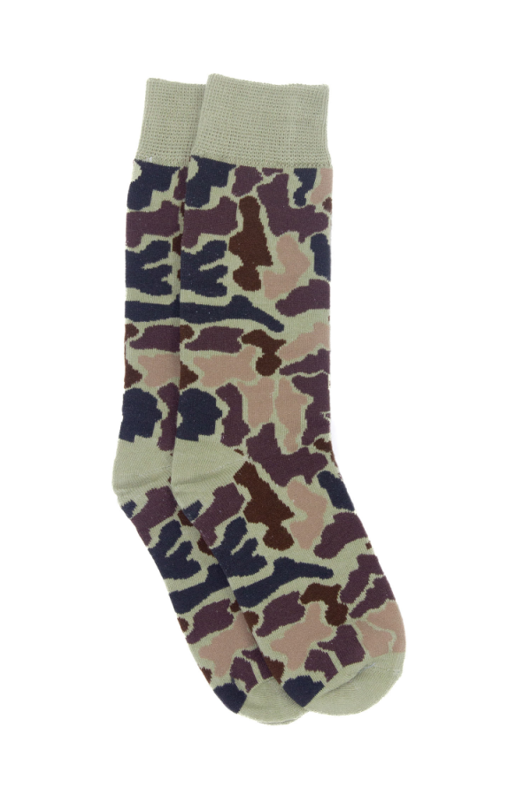 Boys Lucky Duck Socks Vintage Camo