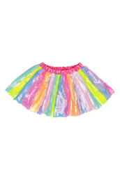 Stripy Sequins Skirt