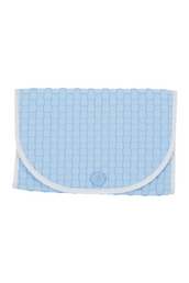 TBBC Pluie Pret Changing Clutch Buckhead Blue Gingham