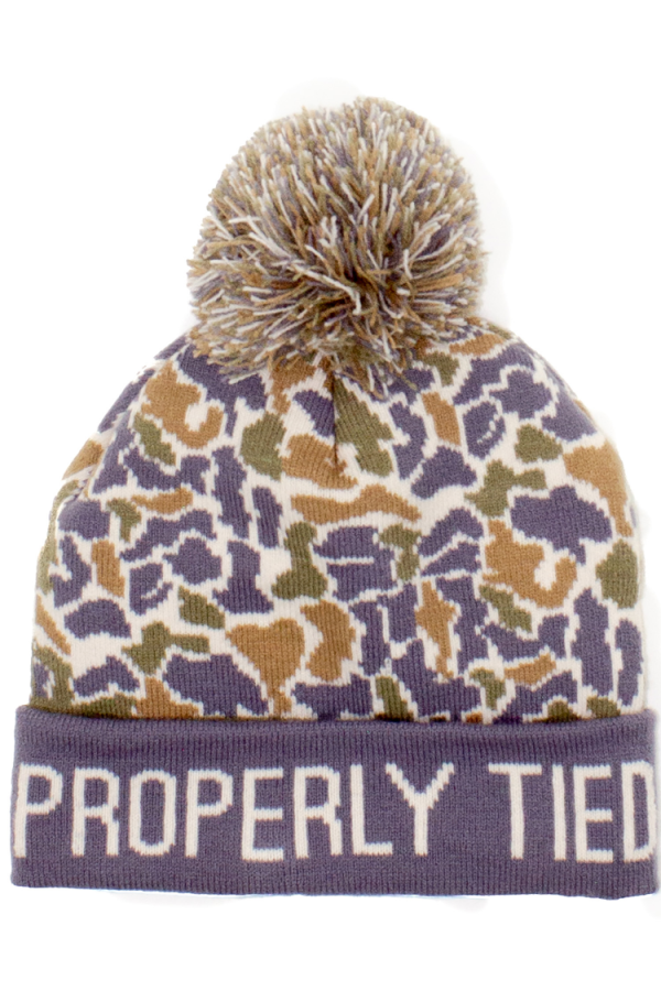 Boys Breck Beanie Field Camo