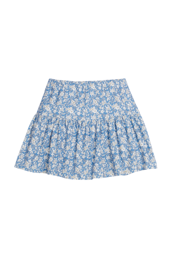 Sally Skort - Roland Floral Blue