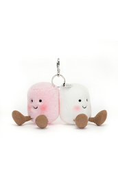 Amuseables Pair Of Marshmallows Bag Charm