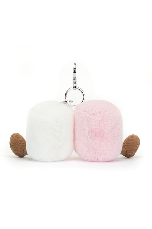 Amuseables Pair Of Marshmallows Bag Charm