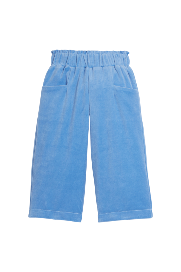 Cropped Palazzo Pants - French Blue