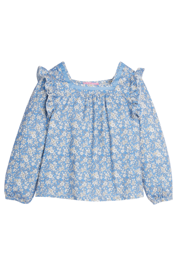 Adams Top - Roland Floral Blue