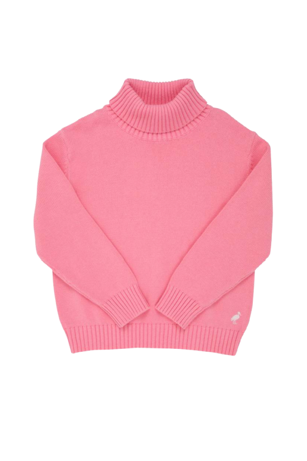 Townsend Turtleneck Sweater Hamptons Hot Pink Palm Beach Pink