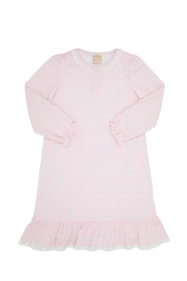 Marnie Morning Glory Gown Palm Beach Pink Gingham