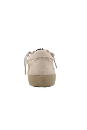 Paula Gold Glitter Sneaker