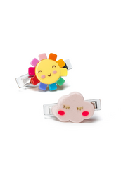 Sun and Cloud Alligator Clips