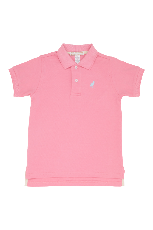 Prim and Proper Polo - Hamptons Hot Pink/Buckhead Blue