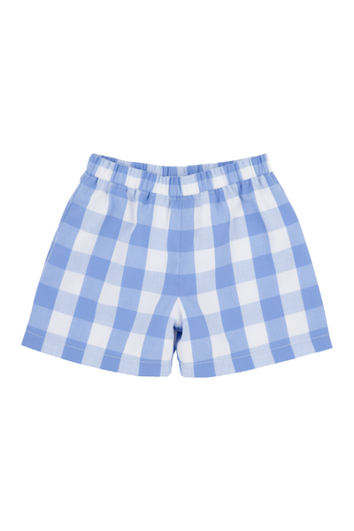 Shelton Shorts in Park City Periwinkle Chattanooga Check/Worth Avenue White