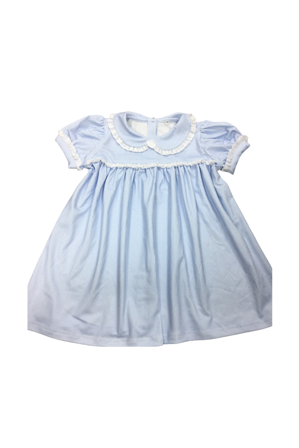 Memory Making Dress in Blue Gingham