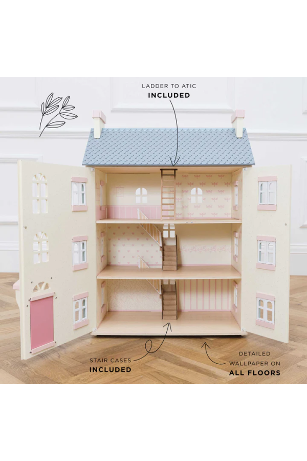 Cherry Tree Hall Wooden Doll House