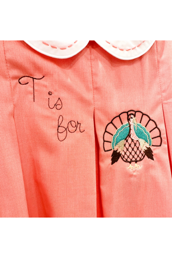 T is for Turkey Embroidery