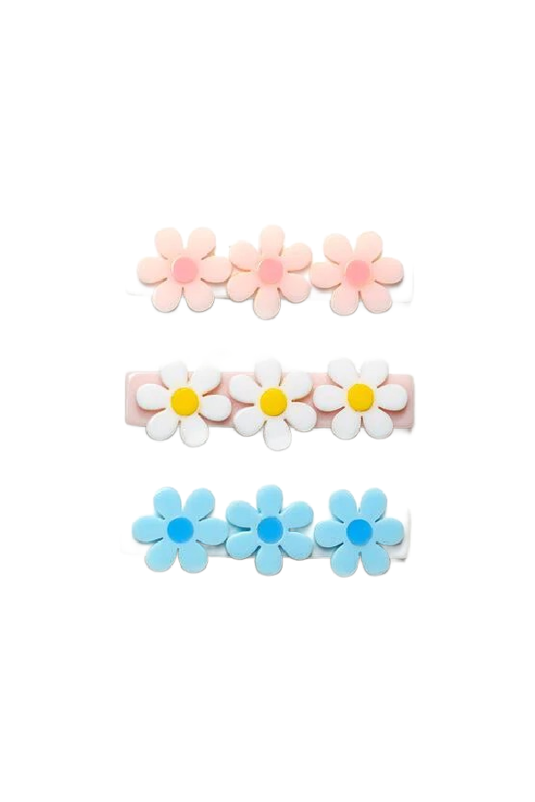 Daisy Pastel Alligator Clips