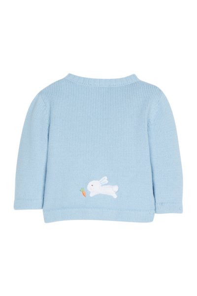 Crochet Sweater in Blue Bunny