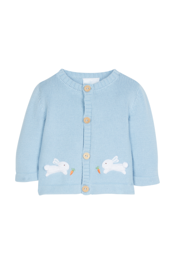 Crochet Sweater in Blue Bunny