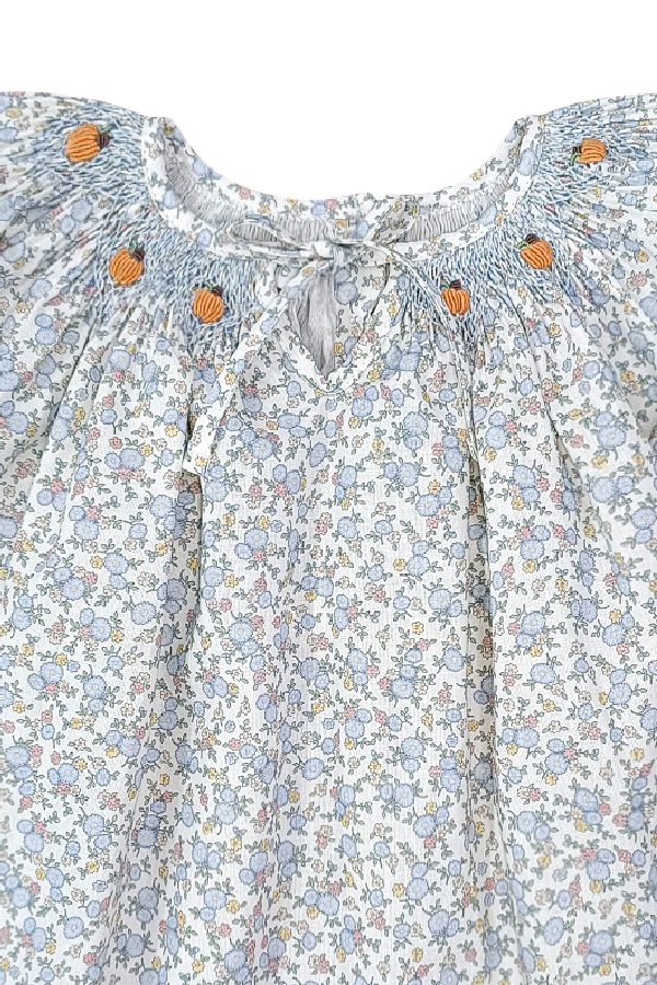 Katie Blouse Crysanthemum Floral