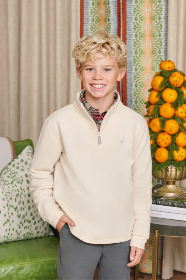 Hayword Half Zip Osprey Oatmeal