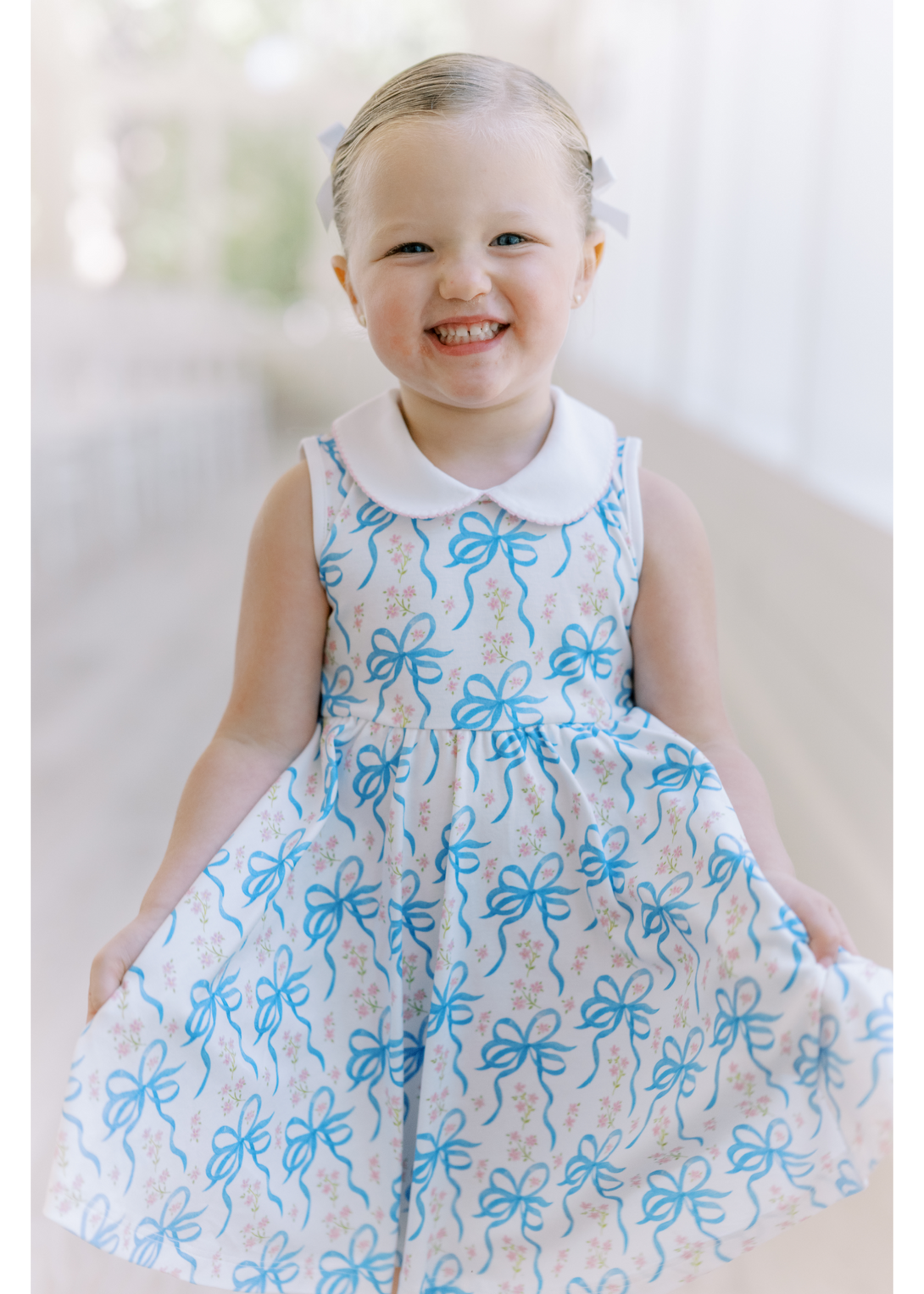 Blossom Bow Twirl Dress