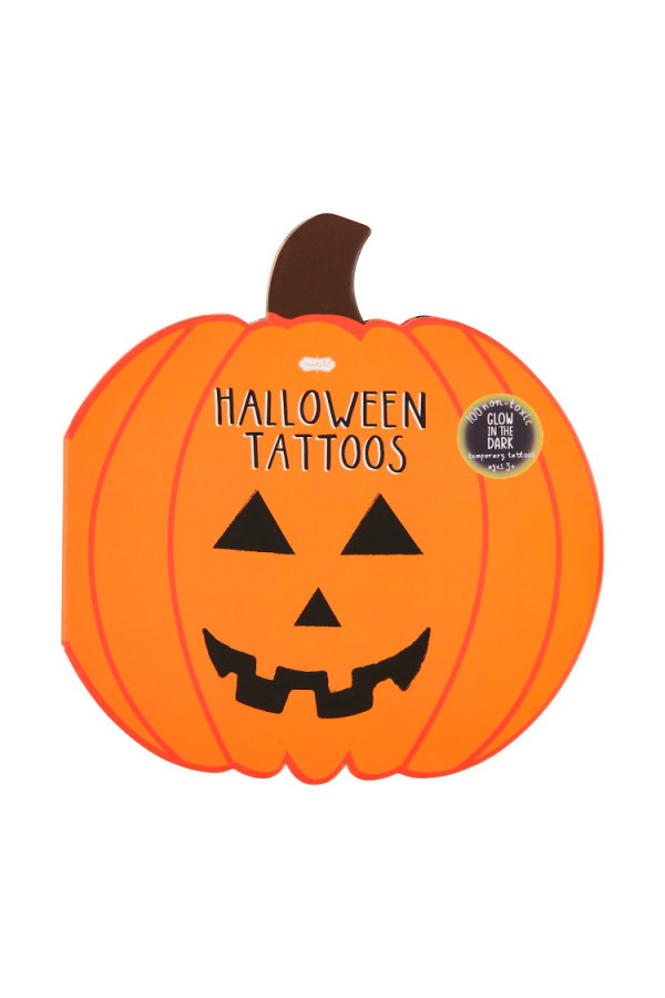 Pumpkin Glow in the Dark Tattoo Book