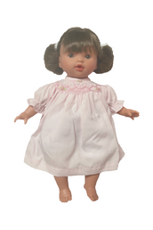 Bella 10" Baby Doll White Dress