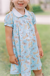 Boots Button Front Dress PRE-ORDER