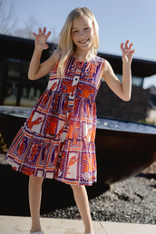 Girls Hanna Game Day Dress Tigers