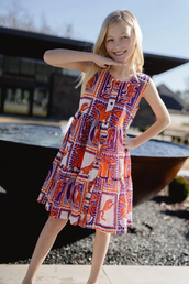 Girls Hanna Game Day Dress Tigers