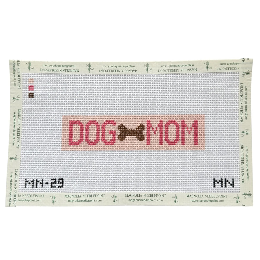 Dog Mom Key Fob Canvas