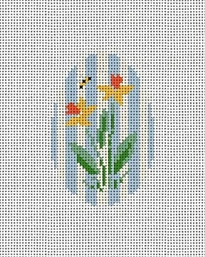 Daffodil Egg Needlepoint Canvas