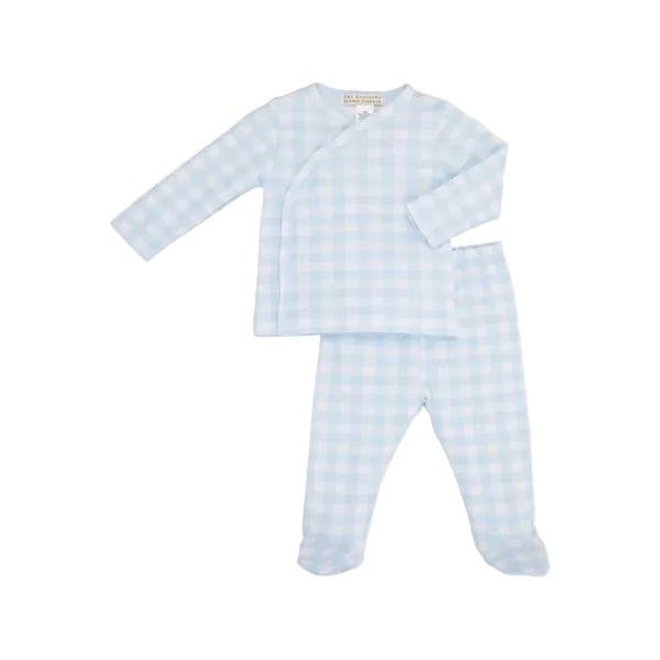 Cameron Cross Front Set Buckhead Blue Gingham