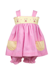 Caroline Color Block Bloomer Set