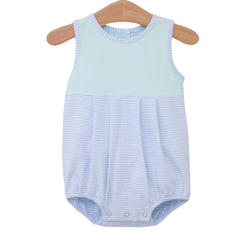 Charlie Bubble Light Blue Stripe and Light Mint