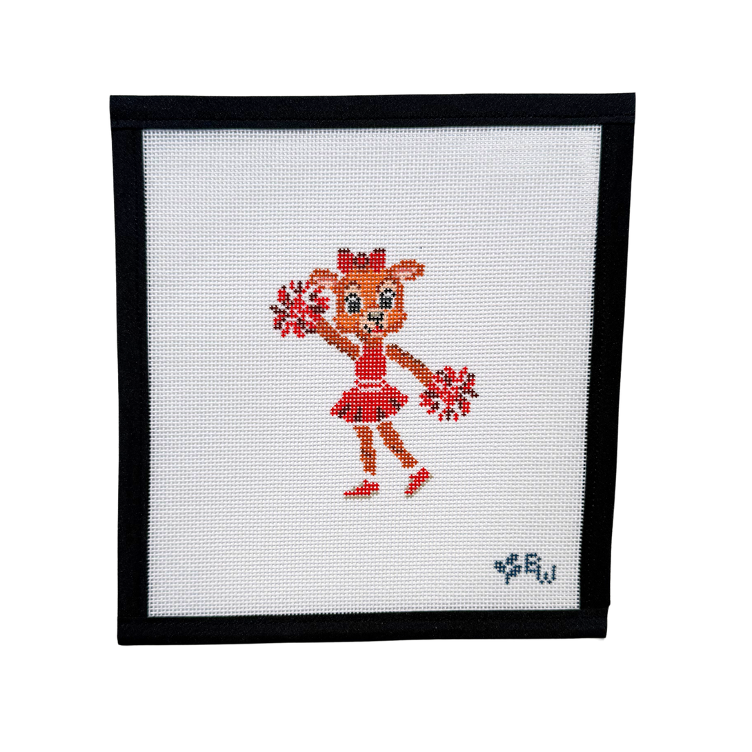 Cheerleader Reindeer