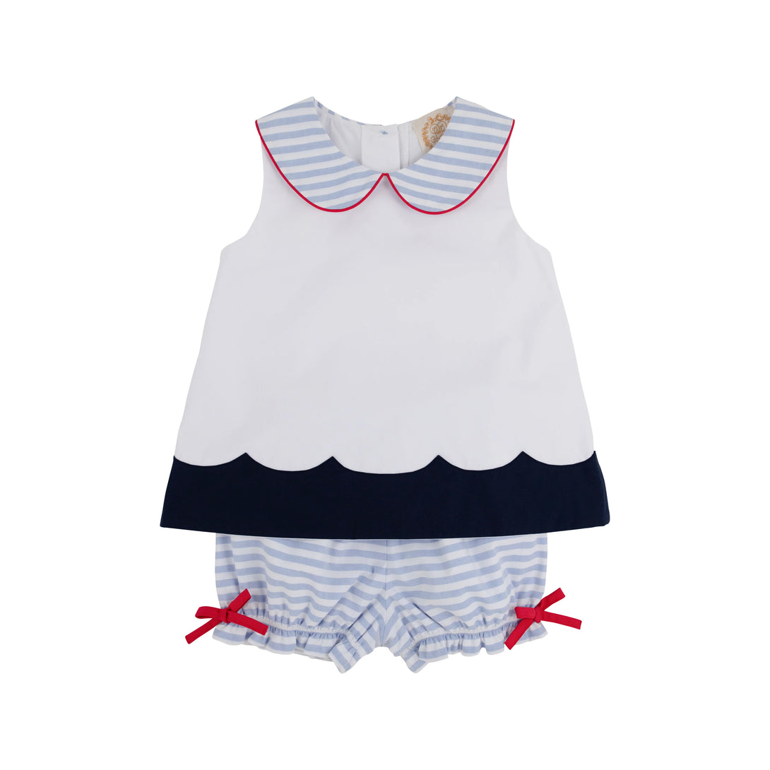 Colleen's Colorblock Set Worth Avenue White Nantucket Navy