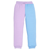 Color Block Jogger - Lavender & Blue Quilted Trellis